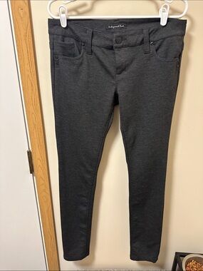 Underground Soul Women’s Charcoal Gray Slim Ponte Pants